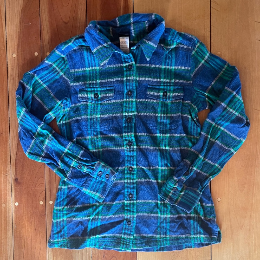 Patagonia Fjord Flannel Blue & Green